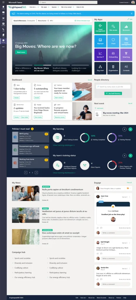 SharePoint design template