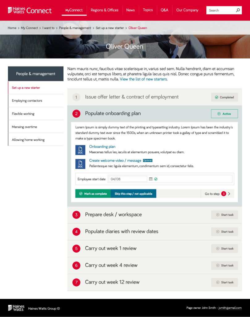 Sharepoint online communication sites example