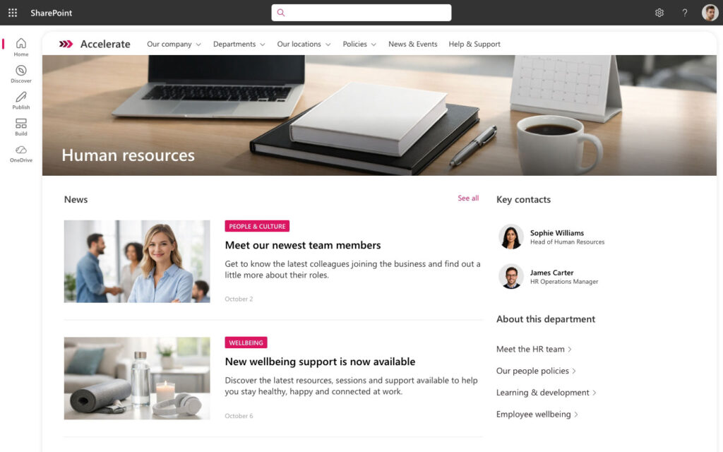Accelerate Department 1