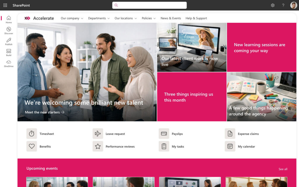 Accelerate Homepage 1